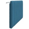 Coussin de tête de lit bleu 160 cm velours 
