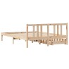 Cadre de lit sans matelas 120x200 cm bois de pin massif 