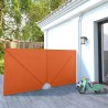 Auvent latéral pliable de terrasse Terre cuite 300 x 150 cm  