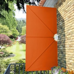 Auvent latéral pliable de terrasse Terre cuite 300 x 150 cm  