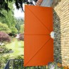 Auvent latéral pliable de terrasse Terre cuite 300 x 150 cm  