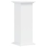 Support pour plantes blanc 33x33x80 cm bois d'ingénierie 