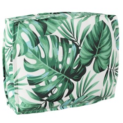 Set de coussins de palette 2 pièces motif feuilles en tissu Oxford 
