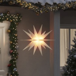 Lumière de Noël avec LED pliable blanc 100 cm 
