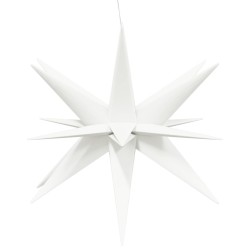 Lumière de Noël avec LED pliable blanc 100 cm 