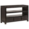 Meuble TV Bois d'acacia solide 90 x 30 x 55 cm Marron foncé 