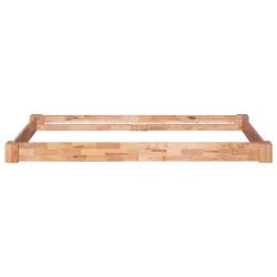 Cadre de lit sans matelas bois de chêne massif 90x200 cm 