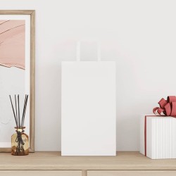 Sacs en papier 250 pcs avec poignées blanc 54x15x49 cm 