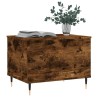 Table basse Chêne fumé 60x44,5x45 cm Bois d'ingénierie 
