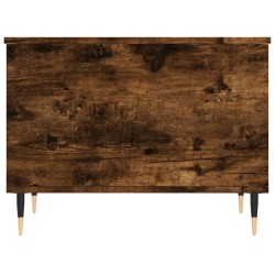 Table basse Chêne fumé 60x44,5x45 cm Bois d'ingénierie 
