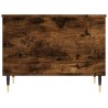 Table basse Chêne fumé 60x44,5x45 cm Bois d'ingénierie 