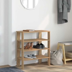 Étagère à chaussures chêne artisanal bois d'ingénierie 