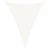 Voile d'ombrage 160 g/m² Blanc 5x7x7 m PEHD 