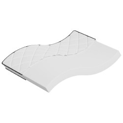 Matelas en mousse moyennement doux 140x200 cm 