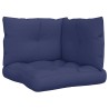 Coussins de palette lot de 3 bleu marine tissu oxford 