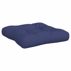 Coussins de palette lot de 3 bleu marine tissu oxford 