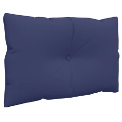 Coussins de palette lot de 3 bleu marine tissu oxford 