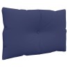 Coussins de palette lot de 3 bleu marine tissu oxford 