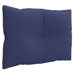Coussins de palette lot de 3 bleu marine tissu oxford 
