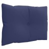 Coussins de palette lot de 3 bleu marine tissu oxford 