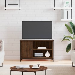 Meuble TV Chêne marron 80x40x50 cm Bois d'ingénierie 