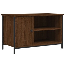 Meuble TV Chêne marron 80x40x50 cm Bois d'ingénierie 