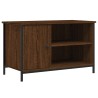 Meuble TV Chêne marron 80x40x50 cm Bois d'ingénierie 