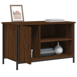 Meuble TV Chêne marron 80x40x50 cm Bois d'ingénierie 