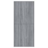Armoire à chaussures sonoma gris 80x39x178 cm bois d'ingénierie 