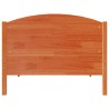 Cadre de lit sans matelas cire marron 100x200cm bois pin massif 