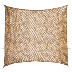 Filet de camouflage avec sac de rangement 614x581 cm sable 