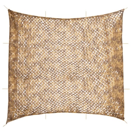 Filet de camouflage avec sac de rangement 614x581 cm sable 