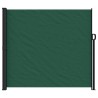 Auvent latéral rétractable vert foncé 180x600 cm 