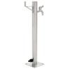 Colonne à eau de jardin ronde Acier inoxydable 65 cm 