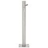 Colonne à eau de jardin ronde Acier inoxydable 65 cm 
