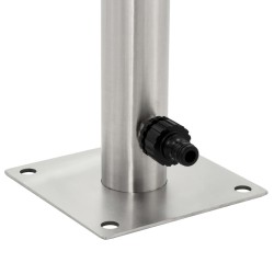 Colonne à eau de jardin ronde Acier inoxydable 65 cm 
