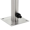 Colonne à eau de jardin ronde Acier inoxydable 65 cm 