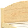 Cadre de lit sans matelas bois massif de pin 140x200 cm 