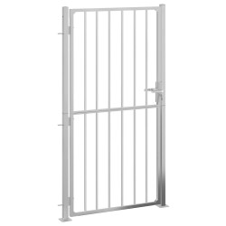 Portail de jardin 100x200 cm acier inoxydable 