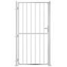 Portail de jardin 100x200 cm acier inoxydable 