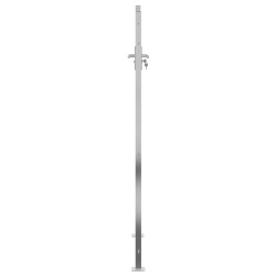 Portail de jardin 100x200 cm acier inoxydable 