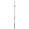 Portail de jardin 100x200 cm acier inoxydable 