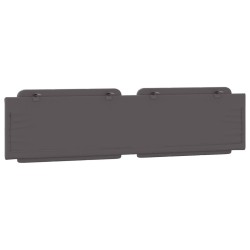 Coussin de tête de lit gris 200 cm similicuir 