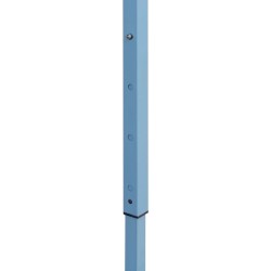 Tente de réception escamotable avec 2 parois 3x3 m Anthracite 