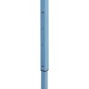 Tente de réception escamotable avec 2 parois 3x3 m Anthracite 
