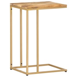 Table d'appoint 35x45x65 cm bois de manguier massif 