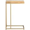 Table d'appoint 35x45x65 cm bois de manguier massif 