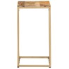 Table d'appoint 35x45x65 cm bois de manguier massif 