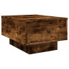Table basse chêne fumé 60x45x31 cm bois d'ingénierie 