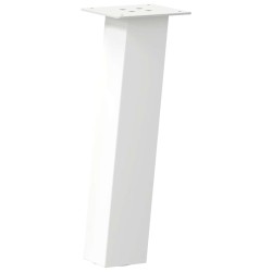 Pieds de table basse 4 pièces Blanc 42 cm Acier 